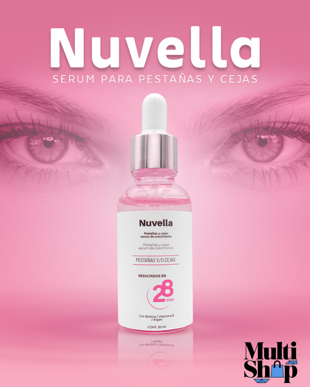 NUVELLA - SERUM DE PESTAÑAS Y CEJAS