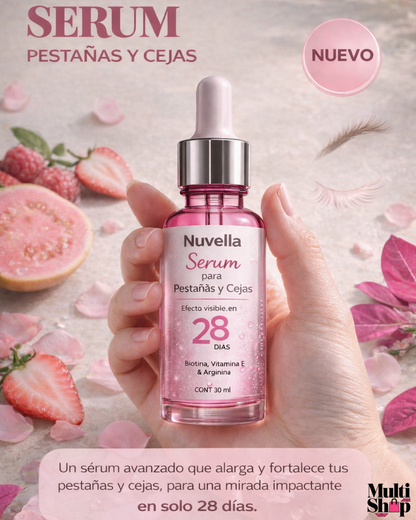 NUVELLA - SERUM DE PESTAÑAS Y CEJAS