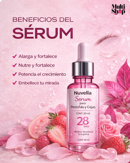 NUVELLA - SERUM DE PESTAÑAS Y CEJAS